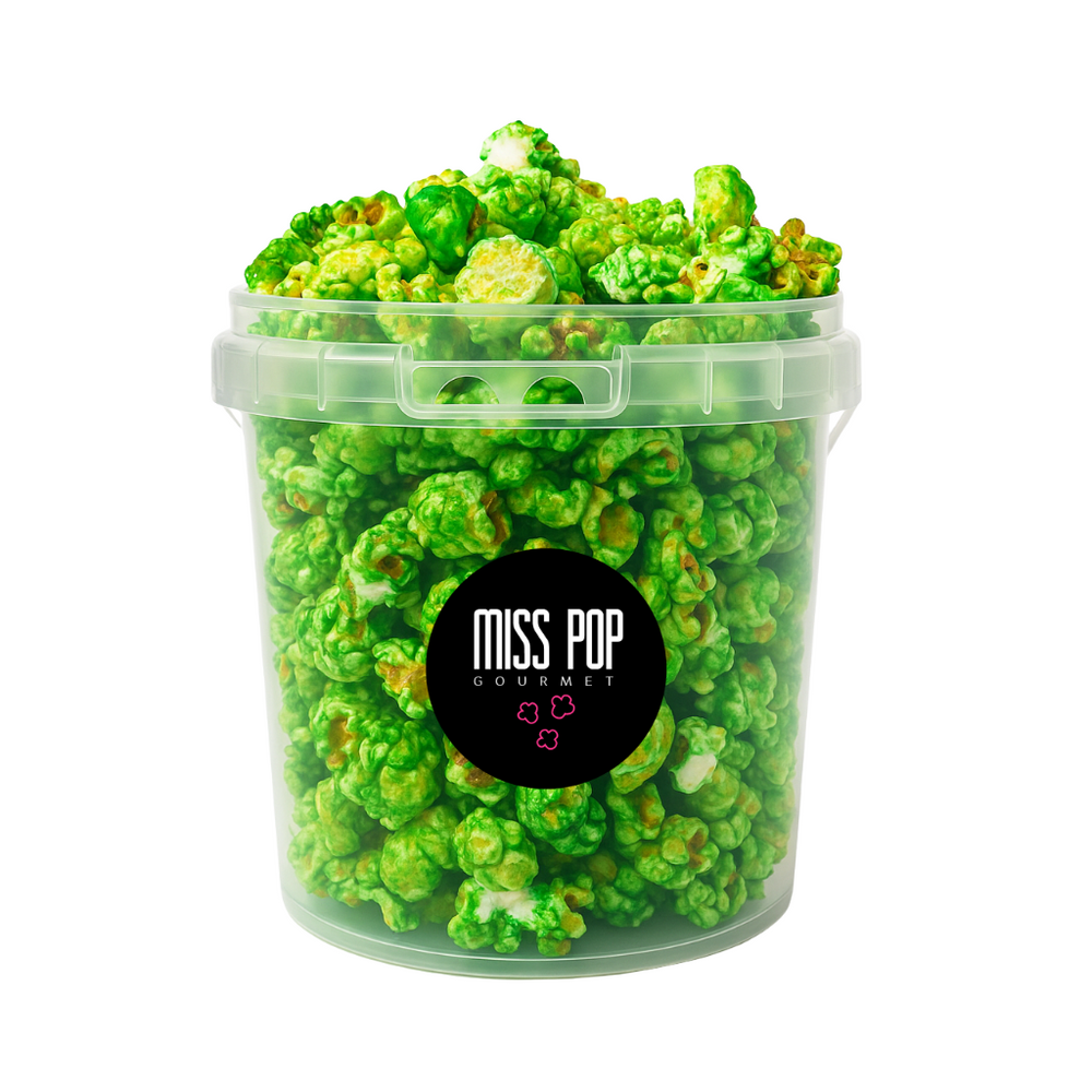 Palomitas Gourmet Color Verde - Cubo Pequeño