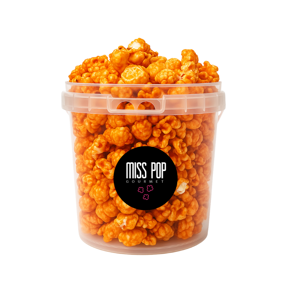 Palomitas Gourmet Color Naranja - Cubo Pequeño