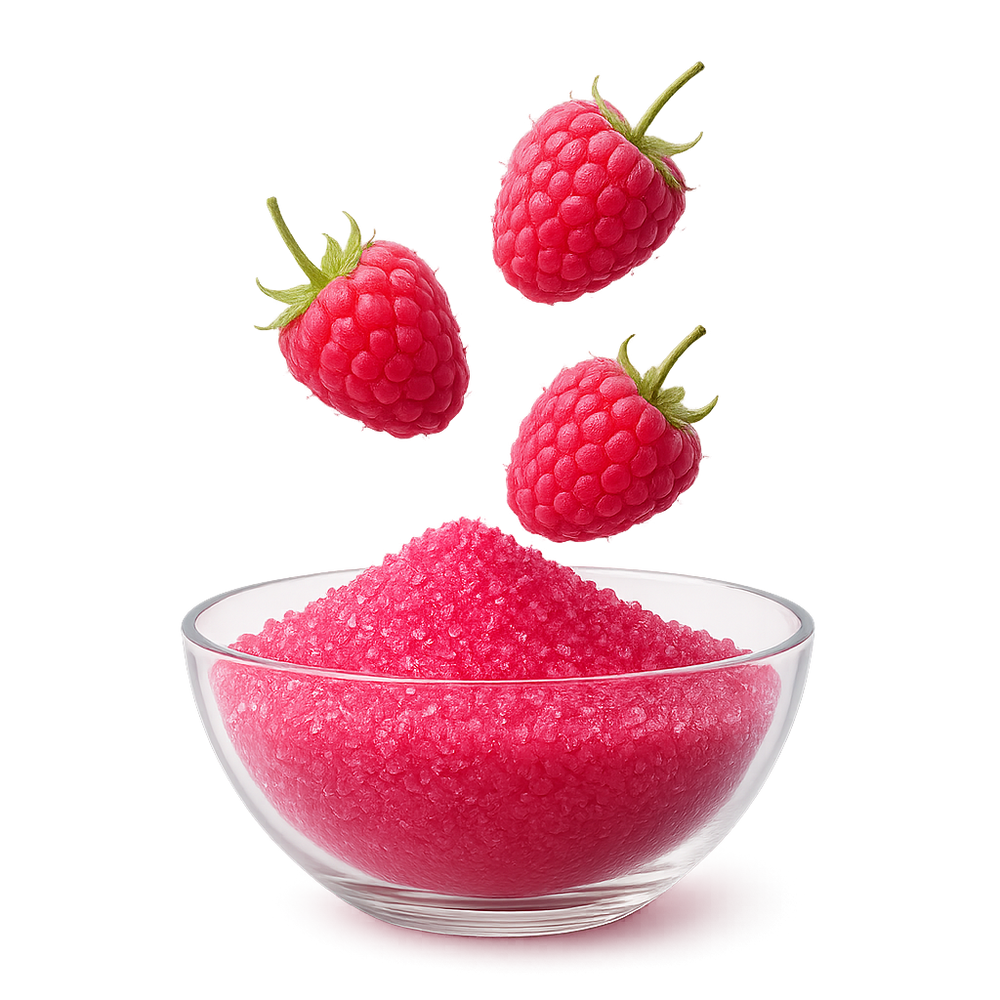 Azúcar sabor frambuesa 1 kg.
