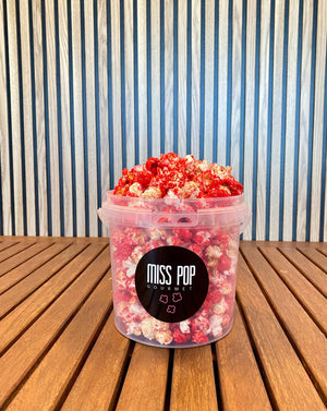 Palomitas Gourmet Color Rojo - Cubo Pequeño