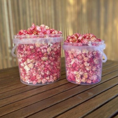Palomitas Gourmet Frambuesa - Cubo Pequeño
